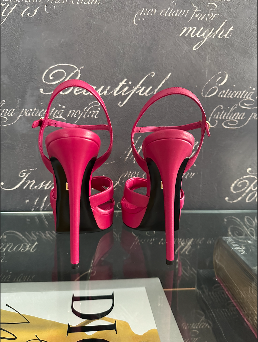 DG Leather Platform Sandals
