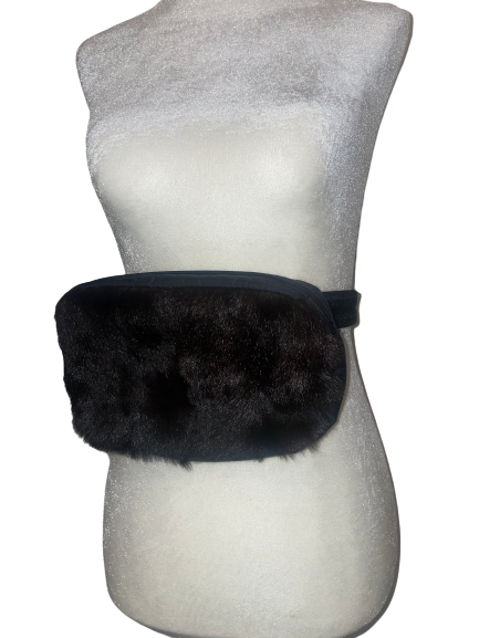 Marsupio Fur & Nylon Belt Bag